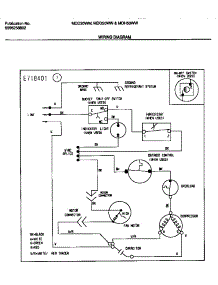 06 - Wiring Diagram parts for Frigidaire Dehumidifier MDH50WW1 from AppliancePartsPros.com