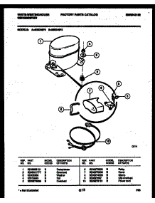 05 - Compressor Parts parts for Frigidaire Dehumidifier MED40P3 from AppliancePartsPros.com