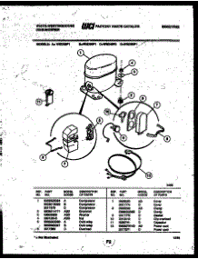 04 - Compressor Parts parts for Frigidaire Dehumidifier WED25P1 from AppliancePartsPros.com