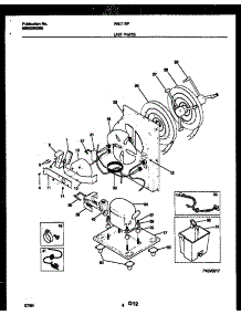 03 - Unit Parts parts for Frigidaire Dehumidifier WED15P3 from AppliancePartsPros.com
