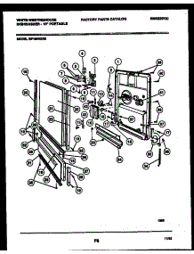 04 - Door Parts parts for Frigidaire Dishwasher SP184NXR2 from AppliancePartsPros.com