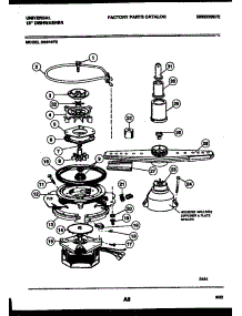 06 - Motor Pump Parts parts for Frigidaire Dishwasher DB418PW2 from AppliancePartsPros.com