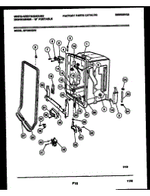 05 - Tub And Frame Parts parts for Frigidaire Dishwasher SP184NXR2 from AppliancePartsPros.com