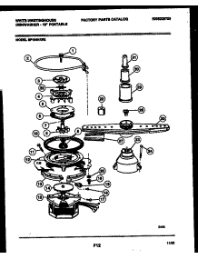 06 - Motor Pump Parts parts for Frigidaire Dishwasher SP184NXR2 from AppliancePartsPros.com