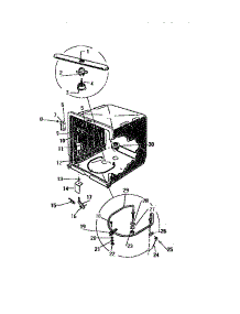 05 - Inner Tub parts for Frigidaire Dishwasher SC550DXW6 from AppliancePartsPros.com