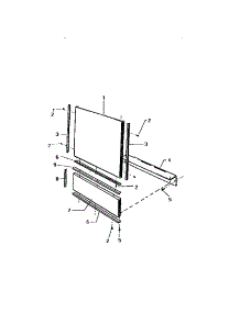 02 - Outer Door parts for Frigidaire Dishwasher SU900DXR5 from AppliancePartsPros.com