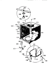 06 - Inner Tub Components parts for Frigidaire Dishwasher SU900DXR5 from AppliancePartsPros.com