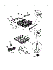 07 - Racks & Wash Tower parts for Frigidaire Dishwasher SU900DXR5 from AppliancePartsPros.com