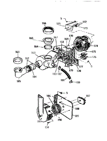 08 - Pump, Motor, Power Dry Assembly parts for Frigidaire Dishwasher SU900DXR5 from AppliancePartsPros.com