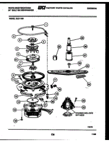 06 - Motor Pump Parts parts for Frigidaire Dishwasher SU211MR2 from AppliancePartsPros.com