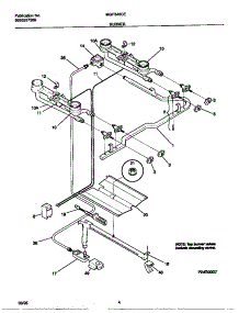 03 - Burner parts for Frigidaire Range MGF345CESC from AppliancePartsPros.com