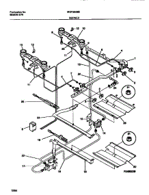 03 - Burner parts for Frigidaire Range MGF350SBDA from AppliancePartsPros.com