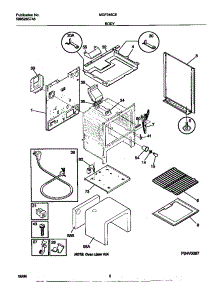 04 - Body parts for Frigidaire Range MGF345CESB from AppliancePartsPros.com