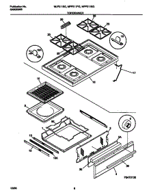 05 - Top / Drawer parts for Frigidaire Range MLF311SGDA from AppliancePartsPros.com