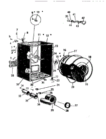 04 - Cabinet, & Drum parts for Frigidaire Dryer DE651EDD4 from AppliancePartsPros.com