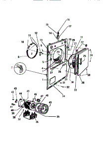 04 - Front Panel, Door parts for Frigidaire Dryer DG250JXH1 from AppliancePartsPros.com