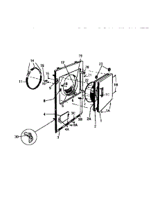 03 - Front Panel, Door parts for Frigidaire Dryer DG400JXH1 from AppliancePartsPros.com