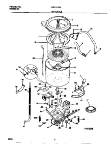 03 - Motor / Tub parts for Frigidaire Washer MWX121RBW3 from AppliancePartsPros.com
