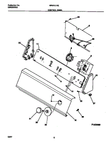 05 - Control Panel parts for Frigidaire Washer MWX121REW1 from AppliancePartsPros.com