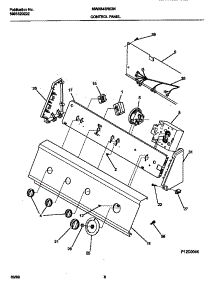 05 - Control Panel parts for Frigidaire Washer MWX645RES4 from AppliancePartsPros.com