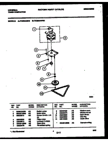 03 - Motor And Drive Parts parts for Frigidaire Compactor TC500AWW0 from AppliancePartsPros.com