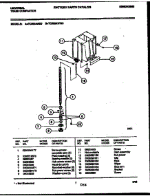 05 - Screw-Power And Ram Assembly parts for Frigidaire Compactor TC500AWW0 from AppliancePartsPros.com