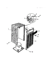 02 - Grill, Humidistat, Dial Plate parts for Frigidaire Dehumidifier ED287H6 from AppliancePartsPros.com