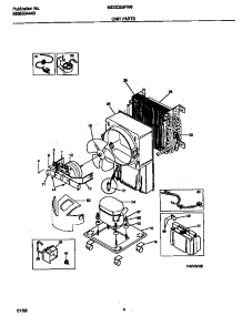 03 - Unit Parts parts for Frigidaire Dehumidifier MDDQ50FW6 from AppliancePartsPros.com