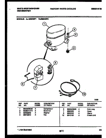 04 - Compressor Parts parts for Frigidaire Dehumidifier MED25P1 from AppliancePartsPros.com