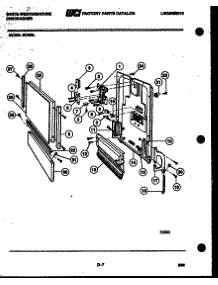 04 - Door Parts parts for Frigidaire Dishwasher SU180L from AppliancePartsPros.com