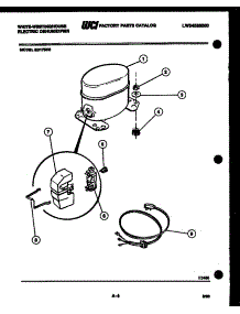 04 - Compressor Parts parts for Frigidaire Dehumidifier ED175H6 from AppliancePartsPros.com