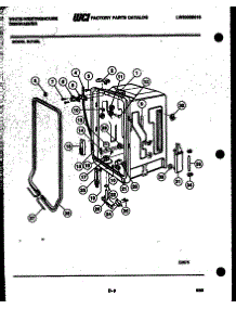 05 - Tub And Frame Parts parts for Frigidaire Dishwasher SU180L from AppliancePartsPros.com