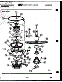 06 - Motor Pump Parts parts for Frigidaire Dishwasher SU180L from AppliancePartsPros.com