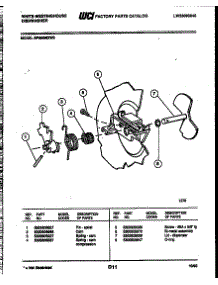 09 - Cam parts for Frigidaire Dishwasher SP560MXF3 from AppliancePartsPros.com