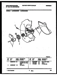 03 - Cam parts for Frigidaire Dishwasher WDB632RBS0 from AppliancePartsPros.com