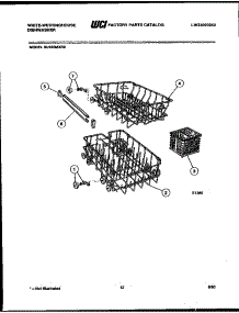 08 - Racks And Trays parts for Frigidaire Dishwasher SU180MXR3 from AppliancePartsPros.com