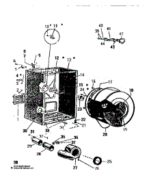 04 - Body & Drum parts for Frigidaire Dryer DE271EDW4 from AppliancePartsPros.com