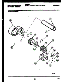 05 - Blower And Drive Parts parts for Frigidaire Dryer DE271KDW3 from AppliancePartsPros.com