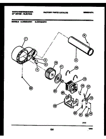 05 - Motor And Blower Parts parts for Frigidaire Dryer DE400ADW1 from AppliancePartsPros.com