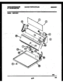 04 - Console And Control Parts parts for Frigidaire Dryer DE271KDW7 from AppliancePartsPros.com