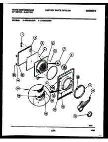 03 - Door Parts parts for Frigidaire Dryer DE400KDD6 from AppliancePartsPros.com