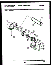 05 - Blower And Drive Parts parts for Frigidaire Dryer DE271KDW6 from AppliancePartsPros.com