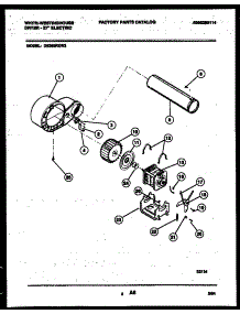 05 - Blower And Drive Parts parts for Frigidaire Dryer DE350RXD3 from AppliancePartsPros.com
