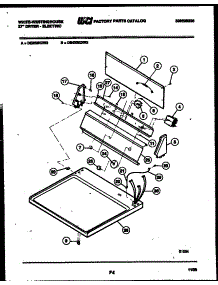 04 - Console And Control Parts parts for Frigidaire Dryer DE500KDD3 from AppliancePartsPros.com