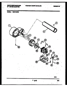 05 - Blower And Drive Parts parts for Frigidaire Dryer DE271KDW8 from AppliancePartsPros.com