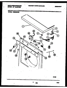 04 - Console And Control Parts parts for Frigidaire Dryer DE350RXW2 from AppliancePartsPros.com