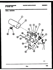 06 - Burner, Igniter And Valve parts for Frigidaire Dryer DG640KXD6 from AppliancePartsPros.com