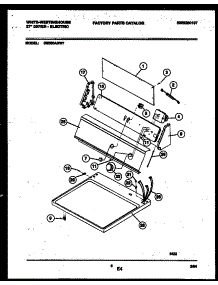 04 - Console And Control Parts parts for Frigidaire Dryer DE500ADD7 from AppliancePartsPros.com