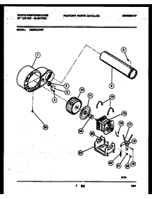 05 - Blower And Drive Parts parts for Frigidaire Dryer DE500ADD7 from AppliancePartsPros.com