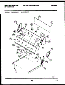 04 - Console And Control Parts parts for Frigidaire Dryer DG800AXW1 from AppliancePartsPros.com